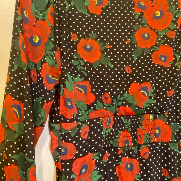 Beautiful, red, floral print dress by Free People, size small - Picture 6 of 12
